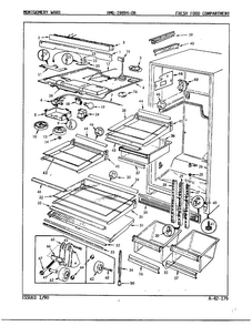 Part Location Diagram of 66654-21 Whirlpool USE WPL 61005624