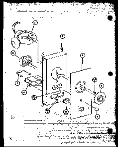 Resistor Assembly Diagram and Parts List for RS60 P76695-5M Amana Microwave