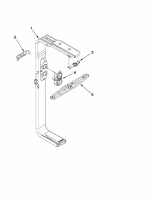 Upper Wash And Rinse Parts Diagram and Parts List for MDB7851AWS2  Maytag Dishwasher