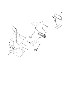 Venting Parts Diagram and Parts List for YJDRP548WP00  Jenn-Air Range