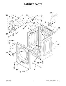 Part Location Diagram of W11564884 Whirlpool PLUG