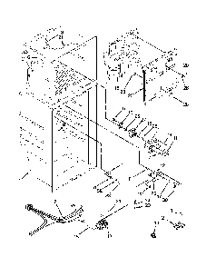 Liner Parts Diagram and Parts List for 10676399410  Kenmore Refrigerator