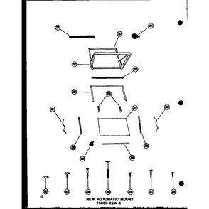 New Automatic Mount C52109-2 Diagram and Parts List for 109-2J P54390-83R Amana Air Conditioner