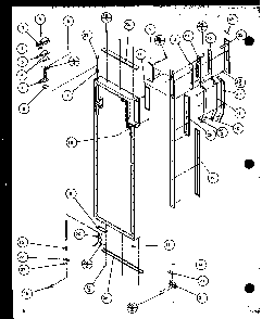 Refrigerator Diagram and Parts List for SZDE27KPL-P1110603WL  Amana Refrigerator