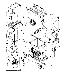Vacuum Cleaner Parts Diagram and Parts List for 1162632581  Kenmore Filters & Accessories