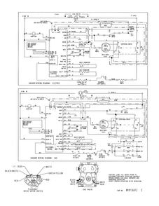 Wiring Diagram Diagram and Parts List for CRE3895PWA  Crosley Range