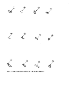 Terminals Diagram and Parts List for CW8203W2-PCW8203W2B  Crosley Washer