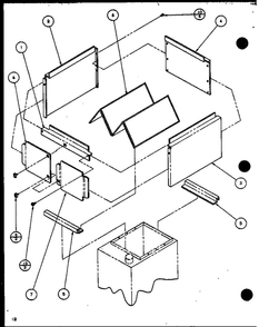 Diagram 2 Diagram and Parts List for CCU24 P1101803C Amana Air Conditioner