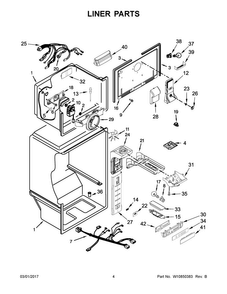 Part Location Diagram of W10557787 Whirlpool HARNS-WIRE
