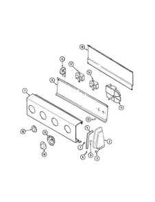 Part Location Diagram of 21001189 Whirlpool NLAPANEL, CONTROL