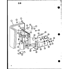Diagram 3 Diagram and Parts List for ERHQ18-W01A P67845-1C Amana Air Conditioner