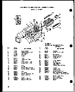 8 Cube Compact Ice Maker Diagram and Parts List for SD19A-C-P60350-7WC  Amana Refrigerator
