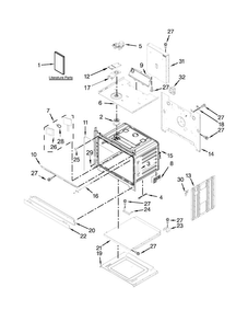 Oven Parts Diagram and Parts List for MEW7527DE00  Maytag Wall Oven