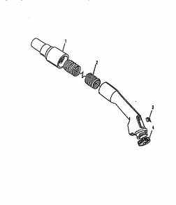43434072 Hose Complete Diagram and Parts List for S5643 40010 Hoover Canister Vacuum