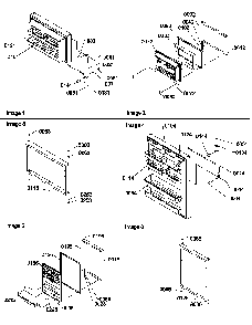 Door Assemblies And Handles Diagram and Parts List for TR25V2L-P1316101WL  Amana Refrigerator