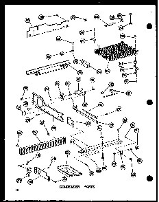 Condenser Parts Diagram and Parts List for BC20WC-P6023515WC  Amana Refrigerator