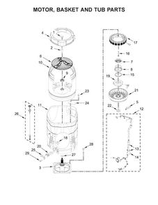 Part Location Diagram of W10802382 Whirlpool SHIELD