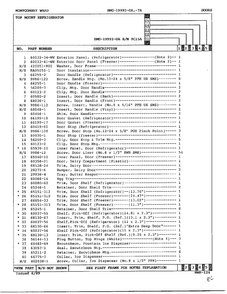 Doors Page 2 Diagram and Parts List for 19992A  Admiral Refrigerator
