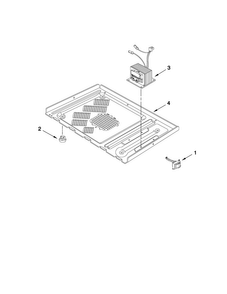 Base Plate And Convection Parts Diagram and Parts List for AMC5143AAB06  Amana Microwave