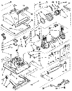 Nozzle And Motor Diagram and Parts List for 1163032290C  Kenmore Upright Vacuum