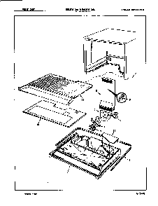 Freezer Compartment Diagram and Parts List for RB15FA-0AA 7C31A Magic Chef Refrigerator