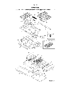 Top/Drawer Diagram and Parts List for 7903263931B  Kenmore Range