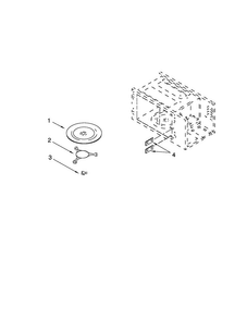 Internal Microwave Parts Diagram and Parts List for JMC2130WS00  Jenn-Air Microwave