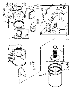 Unit Parts Diagram and Parts List for 11640271  Kenmore Central Vacuum