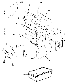 Optional Ice Maker Kit Diagram and Parts List for JRS203B MBQ01A Jenn-Air Refrigerator