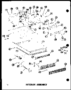 Section 2 Diagram and Parts List for RC-20 P72100-5M Amana Microwave