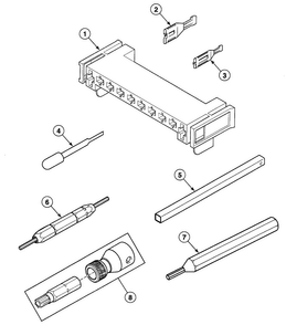 Tools Diagram and Parts List for SDGF09QJ  Speed Queen Dryer