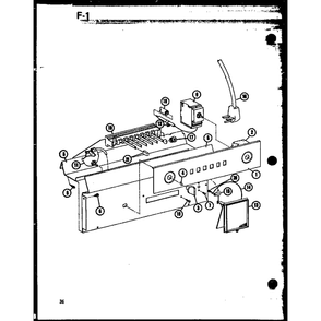 Diagram 1 Diagram and Parts List for 912-3E50A P68412-6R Amana Air Conditioner