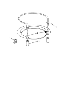 Heater Parts Diagram and Parts List for MDBH949AWW1  Maytag Dishwasher