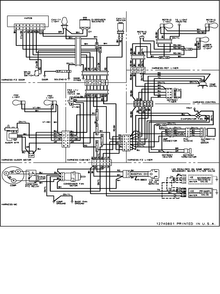 Wiring Information Diagram and Parts List for ARS2661BC-PARS2661BB0  Amana Refrigerator