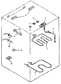 Electrical Assembly Diagram and Parts List for ARDS800E P1131920NE Amana Range
