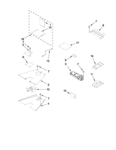 Venting Parts Diagram and Parts List for JGRP430WP01  Jenn-Air Range