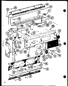 Section 8 Diagram and Parts List for ARR-201 P85450-4S Amana Range