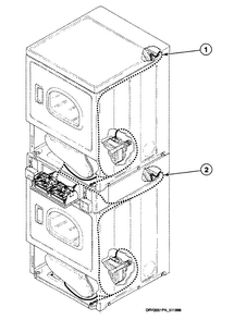 Harnesses 2 Diagram and Parts List for SSEY07WF1500  Speed Queen Dryer