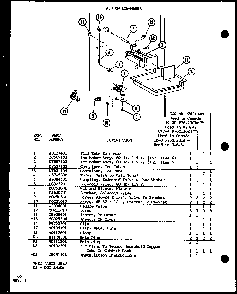 Section 28 Diagram and Parts List for CIC-4-P7621302W  Amana Refrigerator