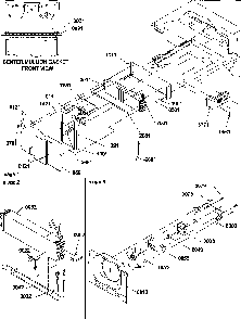 Evaporator And Fan Motor Assemblies Diagram and Parts List for TR18TE-P1303101WE  Amana Refrigerator