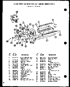 12 Cube Compact Ice Maker Diagram and Parts List for SRI19F-L-P7700004WL  Amana Refrigerator