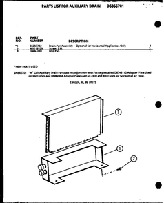 Diagram 7 Diagram and Parts List for D6866701  Amana Air Conditioner