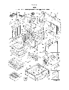 Body Diagram and Parts List for 79032363417  Kenmore Range