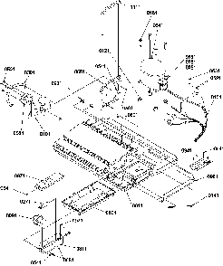 Machine Compartment Diagram and Parts List for SB520TW-P1308601WW  Amana Refrigerator