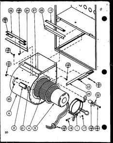 Section 10 Diagram and Parts List for GHI115A50 P6983125F Amana Heater