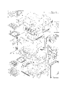 Body Diagram and Parts List for 79078053411  Kenmore Range