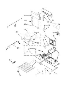 Part Location Diagram of W11429989 Whirlpool SOLENOID
