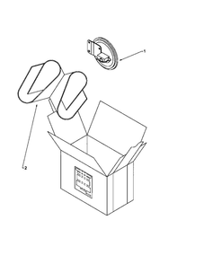 High Altitude Category 1 Pressure Switch Kits Diagram and Parts List for HAC1PS09 P1204221F Amana Air Conditioner