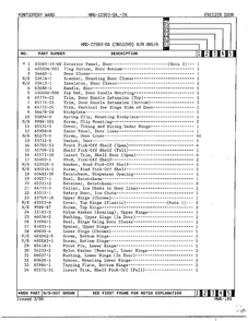 Freezer Door Page 2 Diagram and Parts List for 22903-OA  Admiral Refrigerator