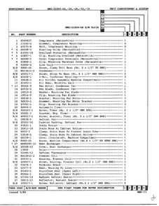Unit Compartment And System Page 2 Diagram and Parts List for 21894A  Admiral Refrigerator